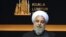 Iranian President Hassan Rohani speaks in Kuala Lumpur on December 19.