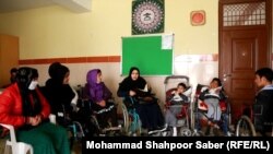 شماری از زنان معلول در ولایت هرات