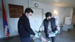 Nagorno Karabakh - Voting is underway in the presidential and parliamentary election in Nagorno Karabakh, Stepanakert,31Mar,2020