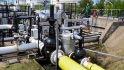 Pumpa na stanici naftovoda Družba kod rafinerije Duna mađarske kompanije MOL na oko 30 kilometara od Budimpešte, 5. maj 2022.