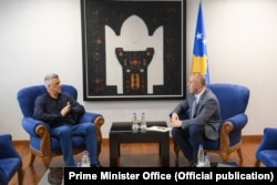 Kosovo još uvek nema opšti politički konsenzus, kaže Krasnići (Foto: Predsednik i premijer Kosova, Hašim Tači i Ramuš Haradinaj)