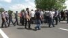 Կաթ արտադրողները, որպես բողոքի նշան, կարճ ժամանակով փակեցին Երևան-Սևան մայրուղին, 25-ը հունիսի, 2018 թ․ 