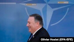Новиот американски државен секретар Мајк Помпео во Брисел