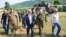 Nagorno Karabakh - Armenia's President Serzh Sarkisian (C), visits a military base, 22Jun2016