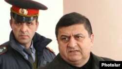 Armenia -- Former Deputy Prosecutor-General Gagik Jahangirian pictured during his high-profile trial in Nov2008.