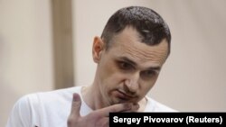 Regizorul ucrainean Oleg Sentsov , august 2015 