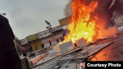 Protests over gas price hike in Shiraz, Iran. November 15 or 16.