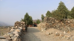 The modest house where Maryam and her family lives in Afghanistan's remote Marawara district.