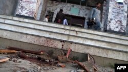 Abdul Wali Han uniwersitetinde studentiň öldürilen ýeri, Mardan, 13-nji aprel, 2017