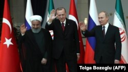 د ایران، روسیې او ترکیې ولسمشران.