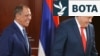 Ministri i Jashtëm rus, Sergei Lavrov, dhe presidenti i atëhershëm i Republikës Sërpska, Millorad Dodik. Banjallukë, 21 shtator 2018.