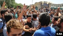 Vendors in Tehran's Grand Bazar closed their shops in protest to rising exchange rates and the economic downturn, on Monday, June 25, 2018.