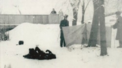 Тіло Олекси Гірника на Тарасовій горі в Каневі, 22 січня 1978 року