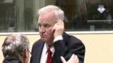 Ratko Mladic înaintea pronunțării sentinței Tribunalului ONU pentru crime de război de la Haga, 22 noiembrie 2017