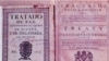 Копия Утрехтского договора 1713 года, по которому, в частности, Гибралтар достался Британии