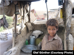 Dzugi gypsy summer kitchen in Mazar-i-Sharif.