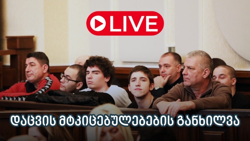 რვა დემონსტრანტის საქმე - ლაივბლოგი (08/08/2025)