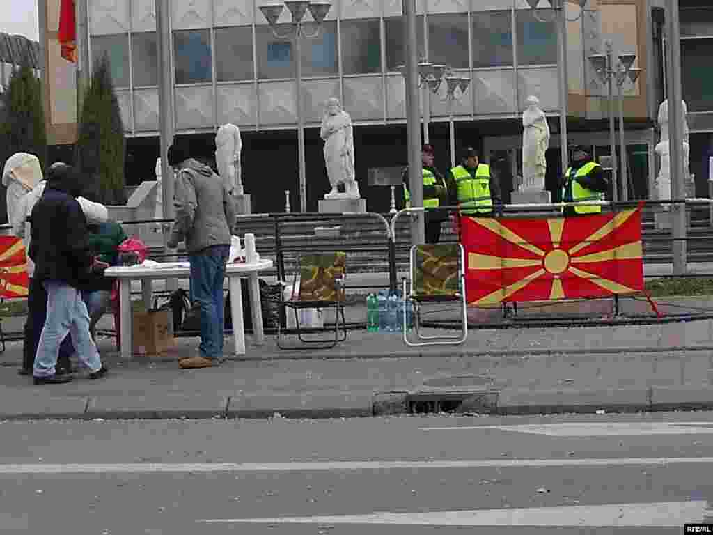 Протести на професионалните војници - Протести на професионалните војници