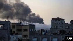 Bombardimet izraelite në Rafah më 10 maj 2024. 