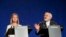 ÝB-niň daşary syýasat başlygy Federika Mogherini (Ç) Eýranyň daşary işler ministri Mohammad Jawad Zarif (S) bilen metbugat ýygnagynda çykyş edýär.