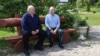 Уладзімір Пуцін і Аляксандар Лукашэнка ў Валаамскім манастыры ў Карэліі, 1 жніўня 2025 году