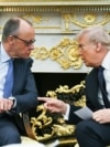 Канцлер Німеччини Фрідріх Мерц та Президент США Дональд Трамп під час зустрічі в Овальному кабінеті Білого дому у Вашингтоні, 3 березня 2026 року.