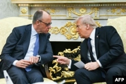 Президент США Дональд Трамп зустрівся з канцлером Німеччини Фрідріхом Мерцем в Овальному кабінеті Білого дому у Вашингтоні, округ Колумбія, 3 березня 2026 року