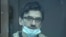Mikhail Abyzov attends a court hearing in Moscow in March 2021.