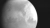نمایی از مریخ که فضاپیمای چینی روز ۱۷ بهمن امسال تصویر آن را ثبت کرده است.