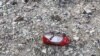 Child's shoe found at the location of the Ukrainian plane crash near Tehran. January 8, 2020. 