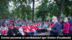 Întrunirea lui Igor Dodon la Vulcănești. 6 octombrie 2020