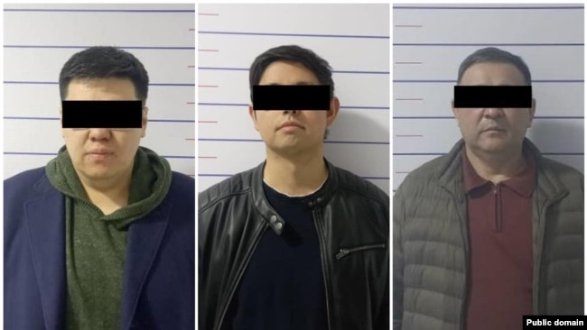 Темирлан Султанбеков, Кадырбек Атамбаев и Кубанычбек Кадыров. Фото распространены МВД