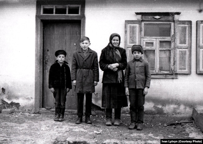 Lytvyn's sister Yaryna, seen here as an adult, survived the Holodomor with the help of her brother.