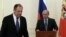 Орусиянын тышкы иштер министри Сергей Лавров жана орус президенти Владимир Путин. 