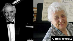 Sofia Gurevitch-Cosma și Lincoln Mayorga, realizatorul unui documentar american despre viața pianistei