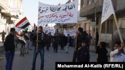 متظاهرون في الموصل