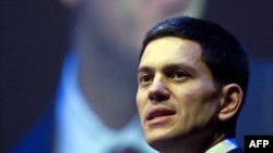 British Foreign Secretary David Miliband