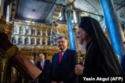 Poroșenko cu Patriarchal Ecumenic Bartolomeu in Istanbul, 03 nov., 2018