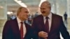 Владимир Путин и Александр Лукашенко во время переговоров о военном конфликте в Донбассе. Минск, 11 февраля 2015 года