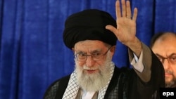 Духовный лидер Ирана аятолла Али Хаменеи.