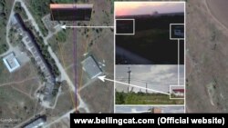 Doverzi furnizate de grupul de analiză Bellingat...