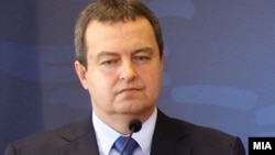 Српскиот министер за надворешни работи Ивица Дачиќ 