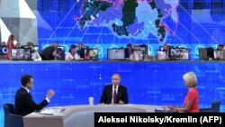 «Прямая линия» с Владимиром Путиным, 20 июня 2019 год 