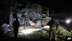 У Запарожжы ўначы на 27 верасьня расейскі дрон зьнішчыў супэрмаркет