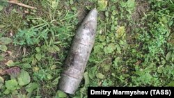 Снаряд, найденный под Красноярском (архивное фото)