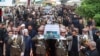 مراسم تشییع جنازه ابراهیم رئیسی رئیس جمهور اسبق ایران 