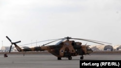 عکس آرشیف: یکی از هلیکوپتر های قوای هوایی پیشین افغانستان 
