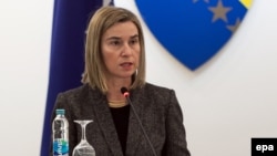 Mogherini u obraćanju Parlamentu BiH, foto: Midhat Poturović