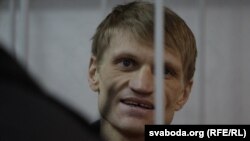 Белорусский активист оппозиции Сергей Коваленко на суде. Витебск, 22 февраля 2012 года.