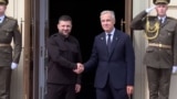 Ukraine - Canadian Prime Minister Mark Carney in Kyiv - Reuters screen grab